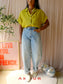 OPUS felisa 100% linnen shirt pistachio paradise