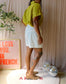 OPUS felisa 100% linnen shirt pistachio paradise