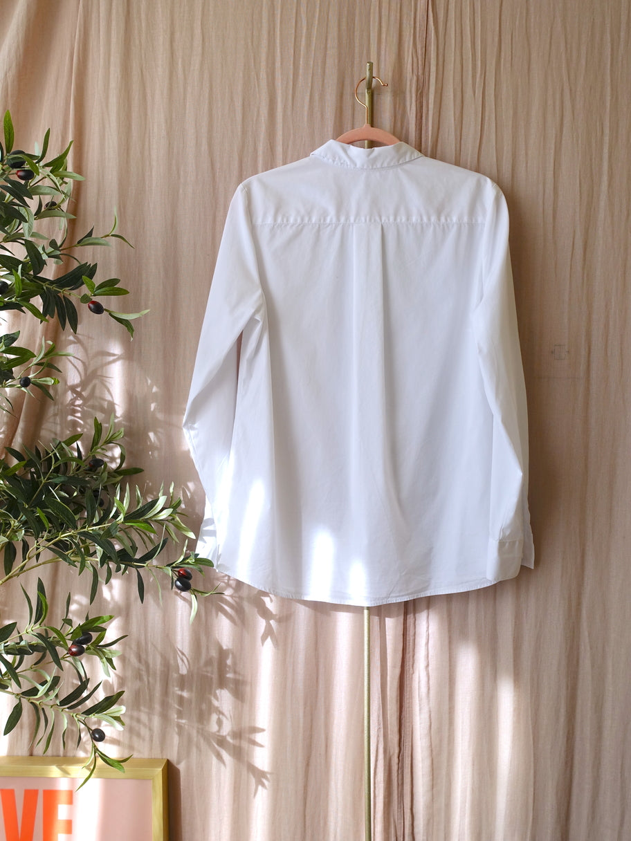 OPUS felicita slim fit stretch shirt cloud dancer