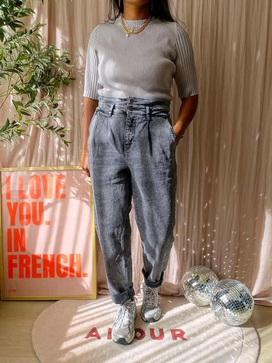 Co'couture daktona high waist paperbag jeans