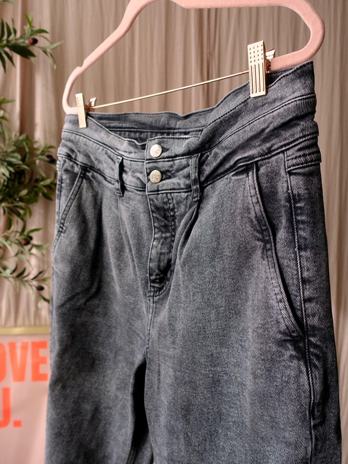 Co'couture daktona high waist paperbag jeans