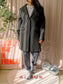 OPUS bouclé blazercoat haiba dark forest