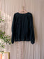 OPUS frapina crinkle blouse zwart