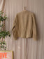 OPUS hayo corduroy rib jacket camel beige