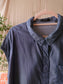 OPUS lyocell denim knot blouse