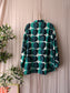 OPUS cotton artwork shirt fumine deep teal