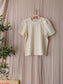 & Other Stories ruches lace top ecru