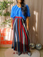 & Other Stories stripe knit lurex skirt