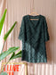 Otto d'Ame mini frill jurk forest green