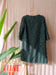 Otto d'Ame mini frill jurk forest green