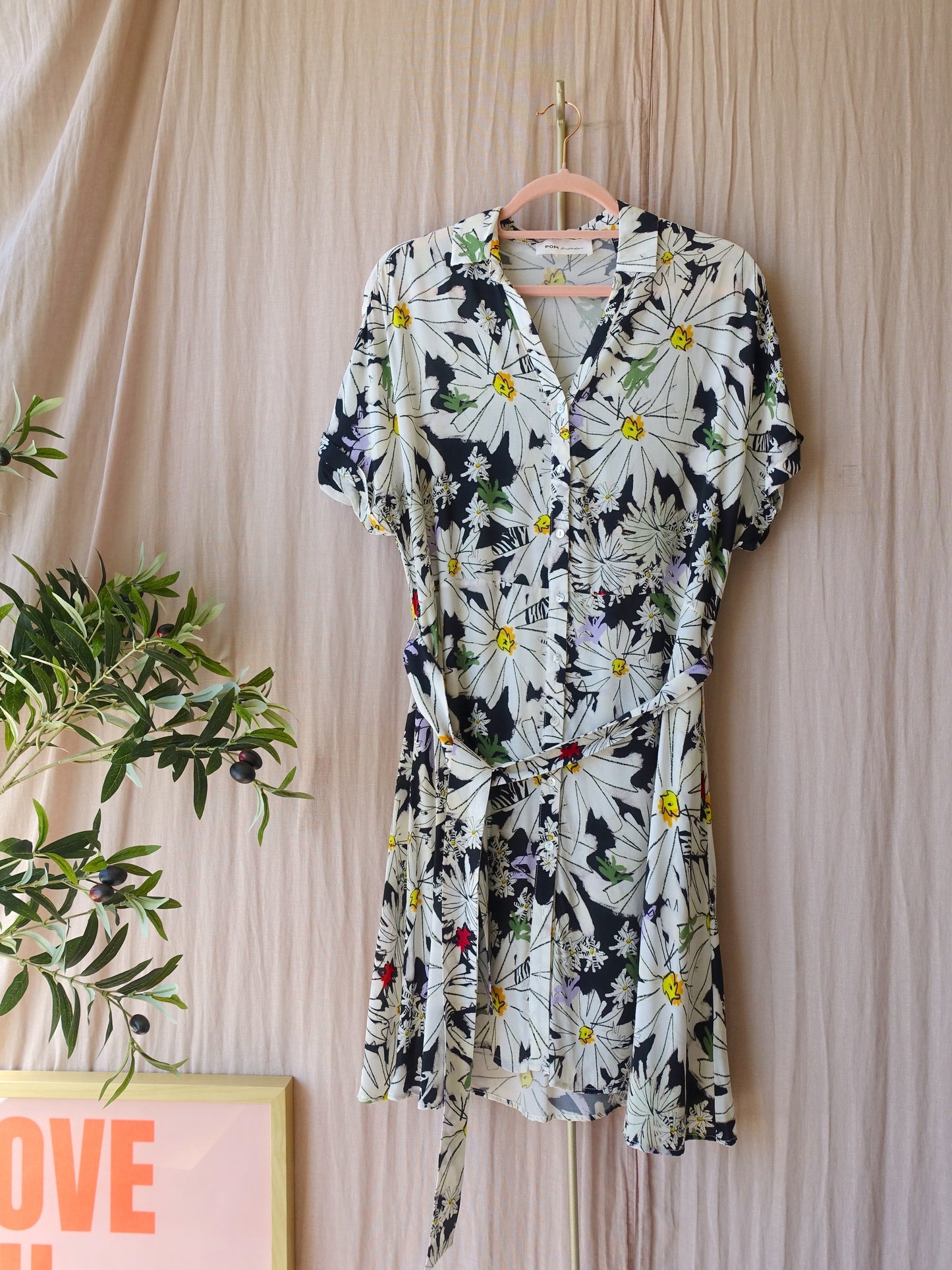 POM Amsterdam cupromix floral jurk