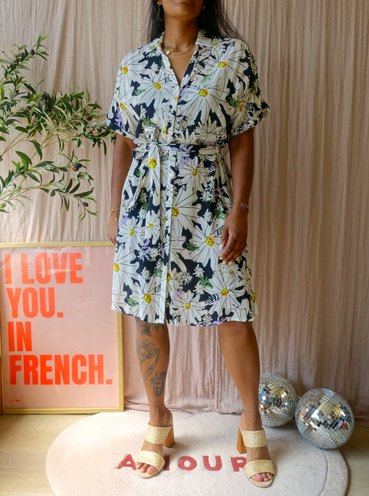 POM Amsterdam cupromix floral jurk