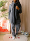 Paul & Joe sister wool coat charcoal grey
