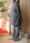 Paul & Joe sister wool coat charcoal grey