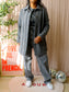 Paul & Joe sister wool coat charcoal grey