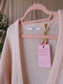 Penn & Ink mohairmix oversized cardigan rose quartz