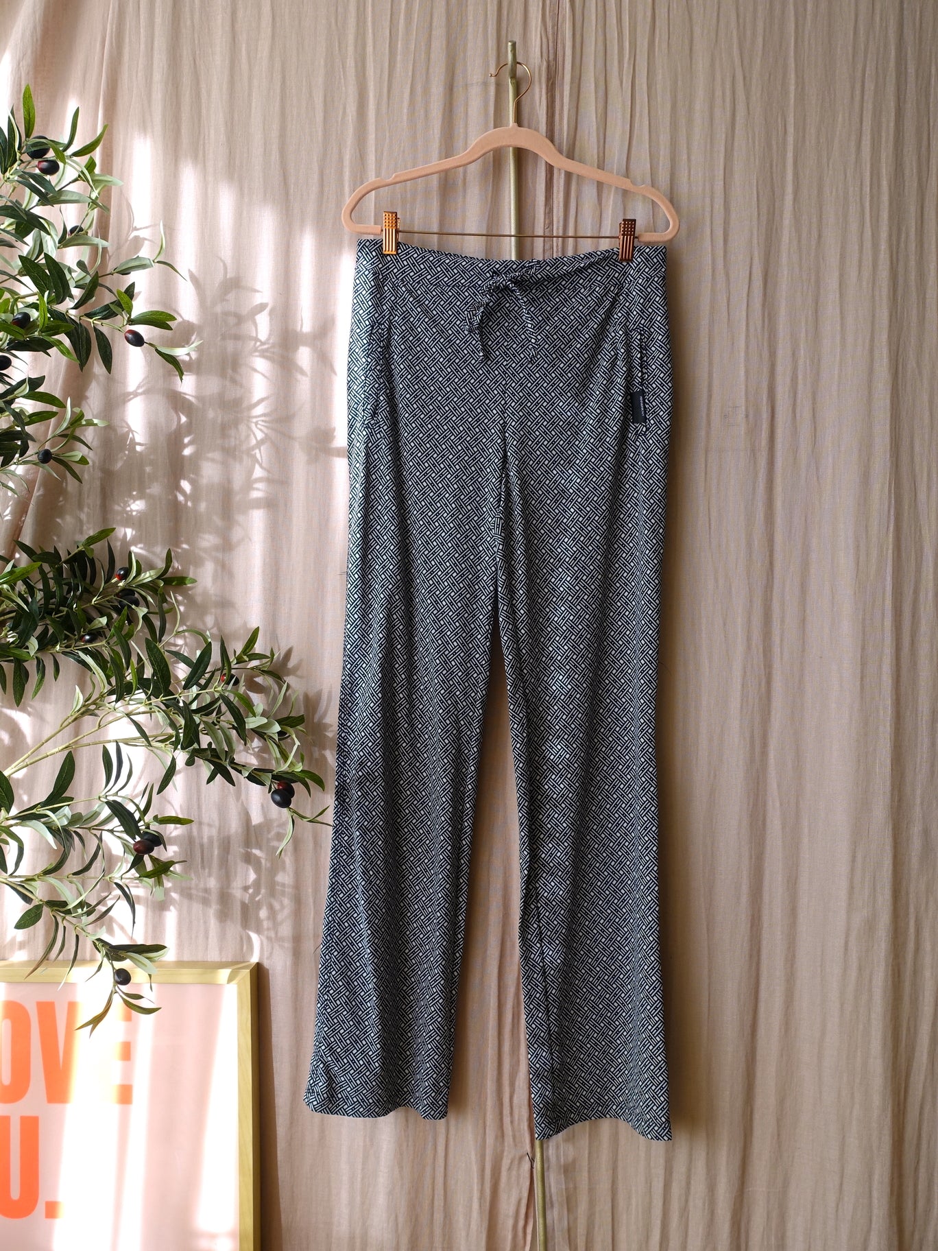 Penn & Ink travel quality straight pantalon