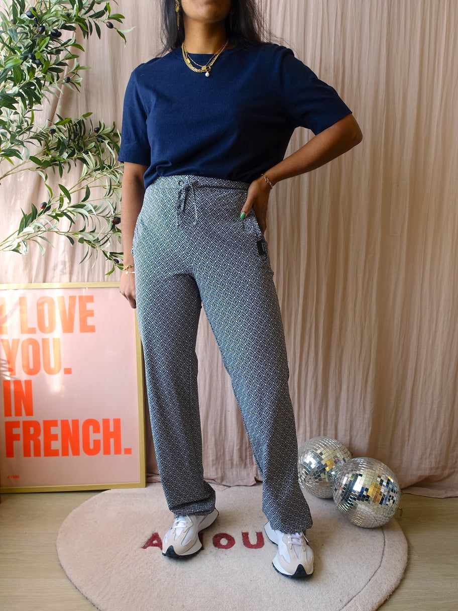 Penn & Ink travel quality straight pantalon