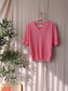 Peppercorn rosalia knit tee bubblegum pink