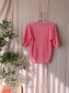 Peppercorn rosalia knit tee bubblegum pink