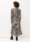 Phase Eight chelsie leopard wrap midi jurk