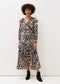 Phase Eight chelsie leopard wrap midi jurk