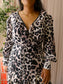 Phase Eight chelsie leopard wrap midi jurk