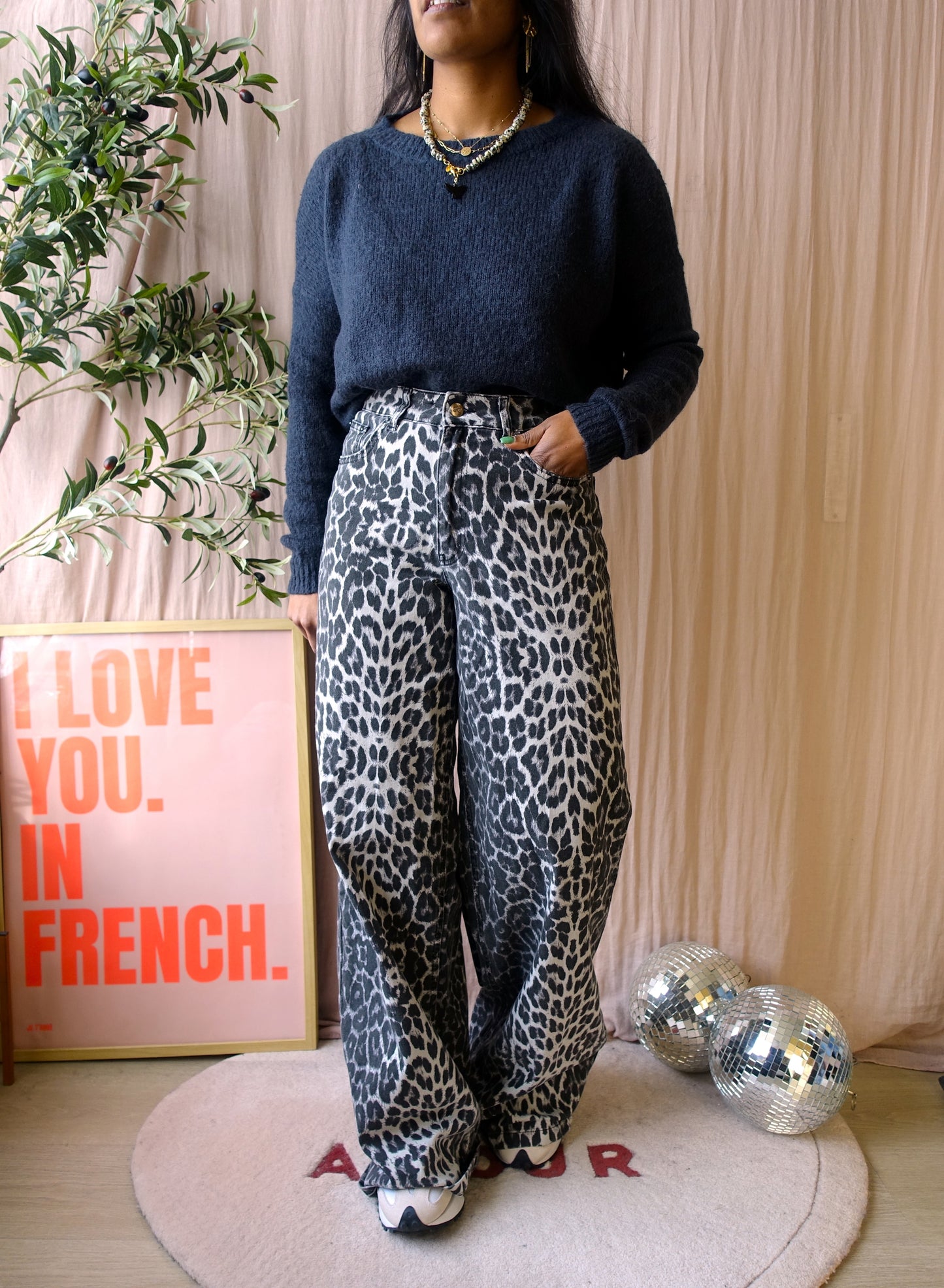 GRATIS BIJ BESTEDING V.A. €100 - Alysi Italian designer mohairmix knit navy