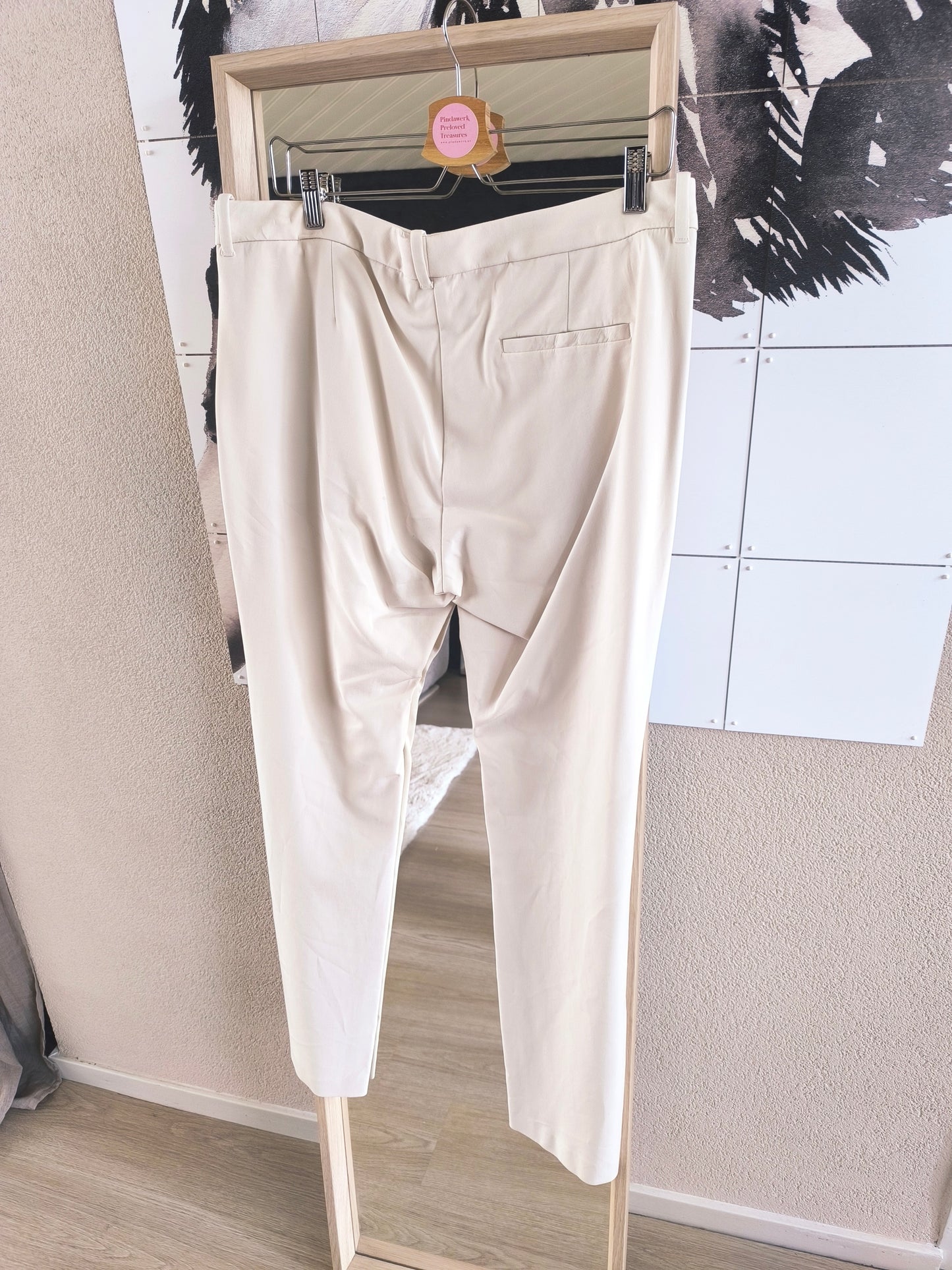 Zerres straight fit pantalon ecru