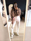 Zerres straight fit pantalon ecru