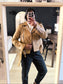 AllSaints 100% buffalo leather biker jacket