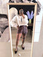 Love Stories sunday leopard shorts