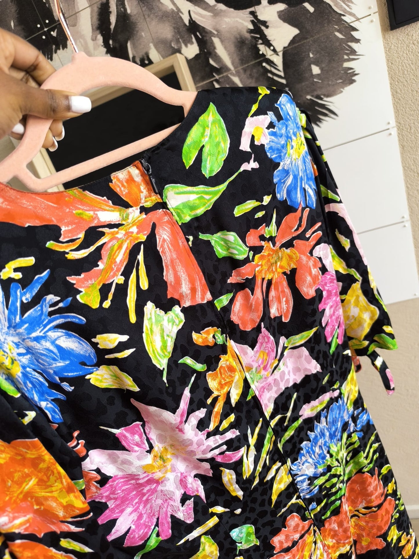 Louis Féraud original designer 100% silk dress