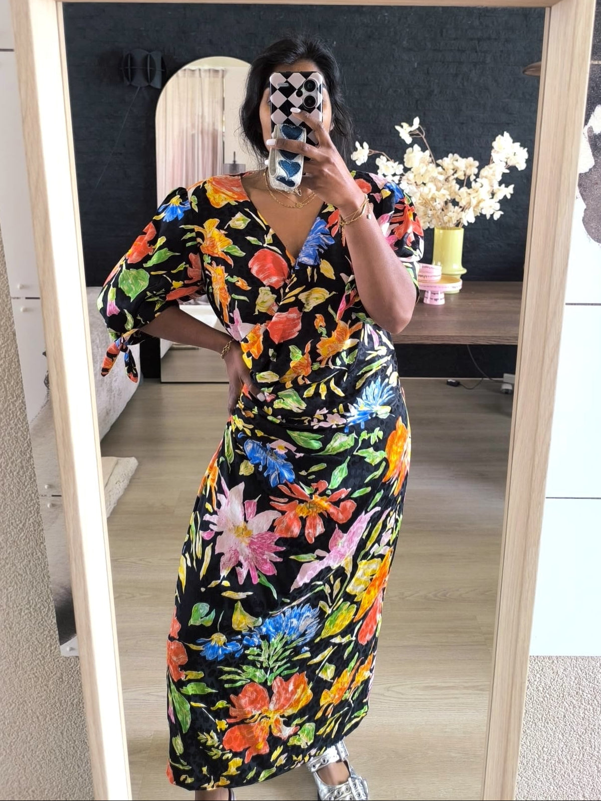 Louis Féraud original designer 100% silk dress