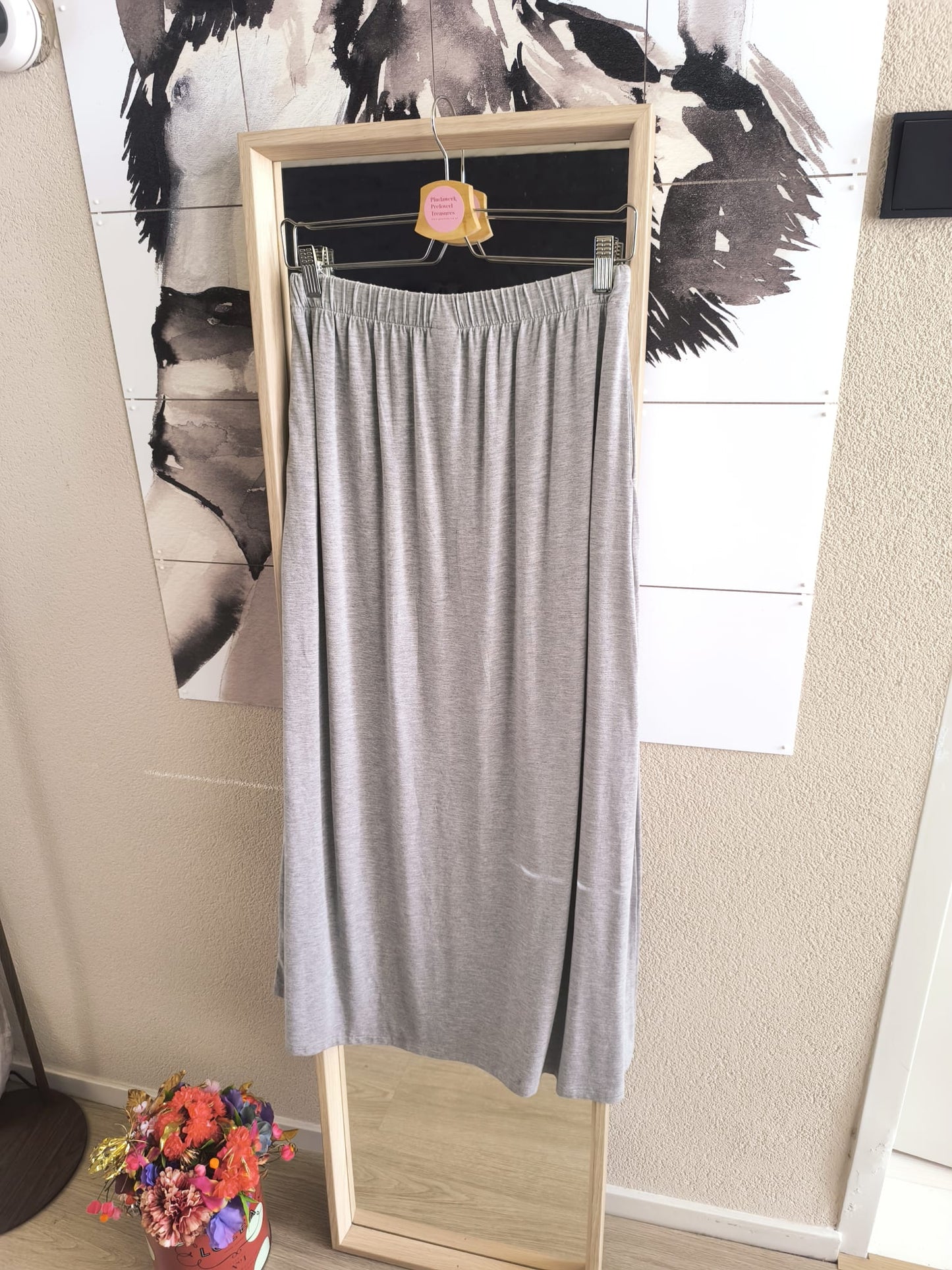 10DAYS modal maxi jersey rok grey