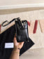 Zadig & Voltaire grained leather boxy bag xs Noir