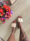 Notre-V chunky western mules beige / brown