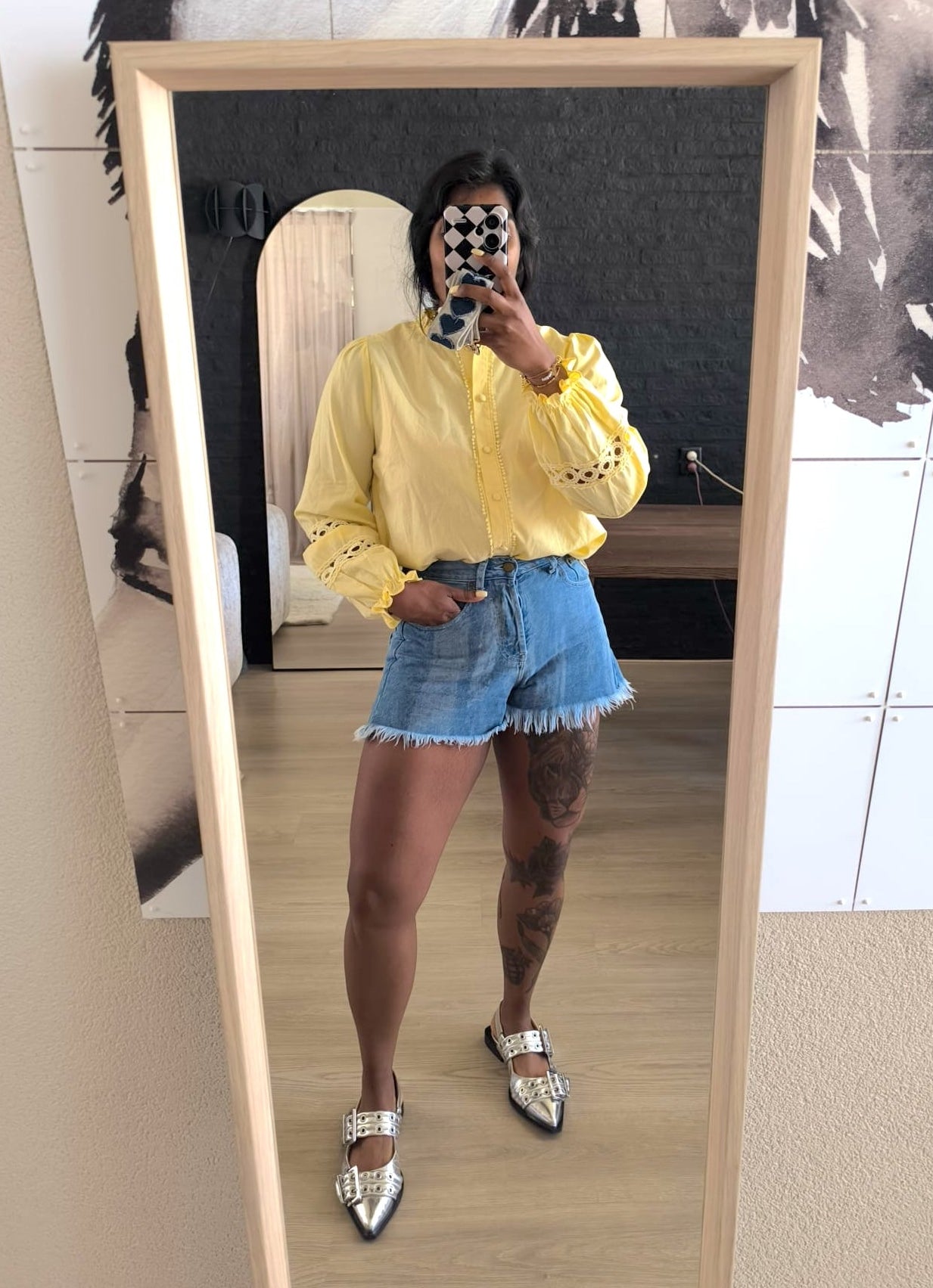 Lois Sandra - C denim shorts