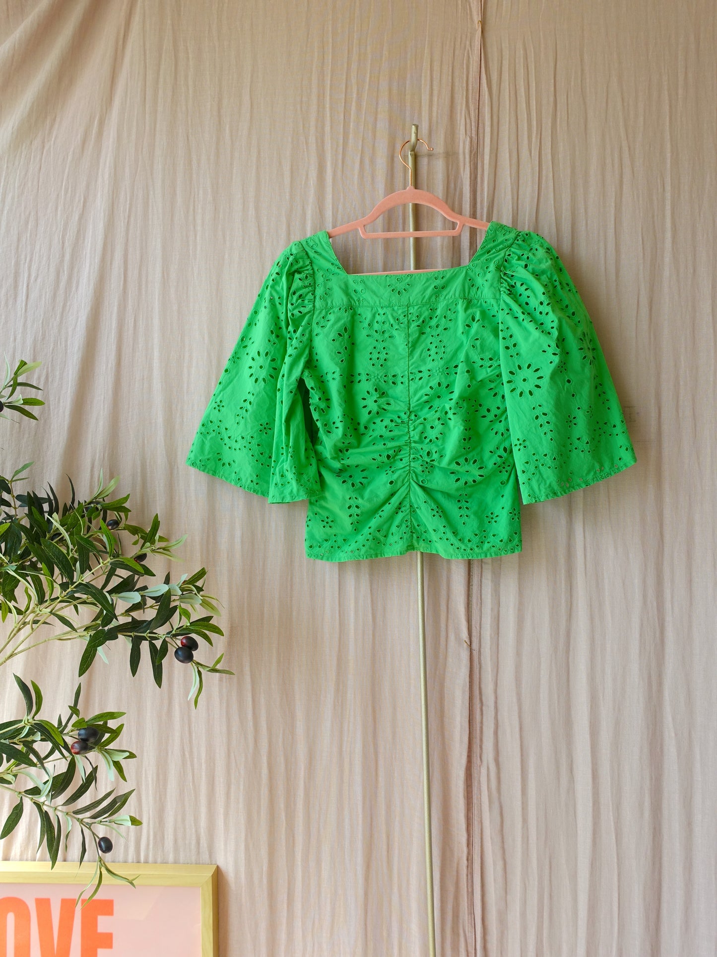 Scotch & Soda broderie anglaise cropped top