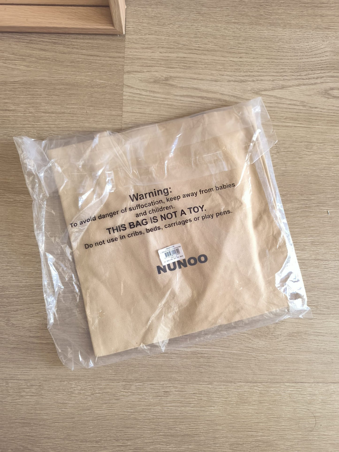 Núnoo recycled canvas shopper tote bag