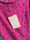 IVY OAK Sophia lace pencil skirt magenta pink