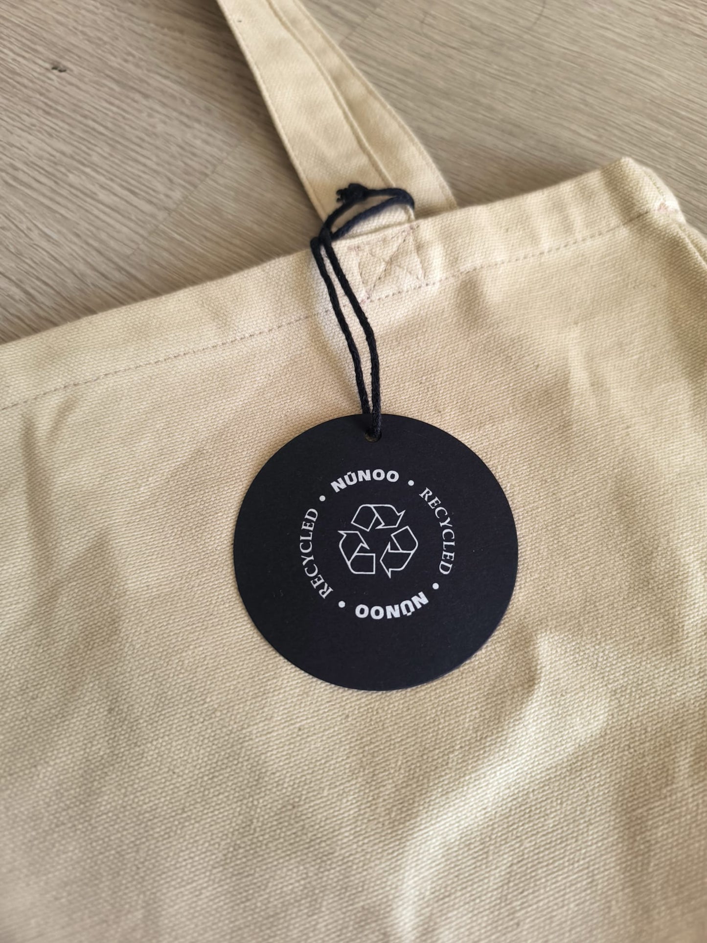 Núnoo recycled canvas shopper tote bag