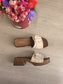 Notre-V chunky western mules beige / brown
