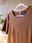 ARMA 100% goat leather classic jurk cognac
