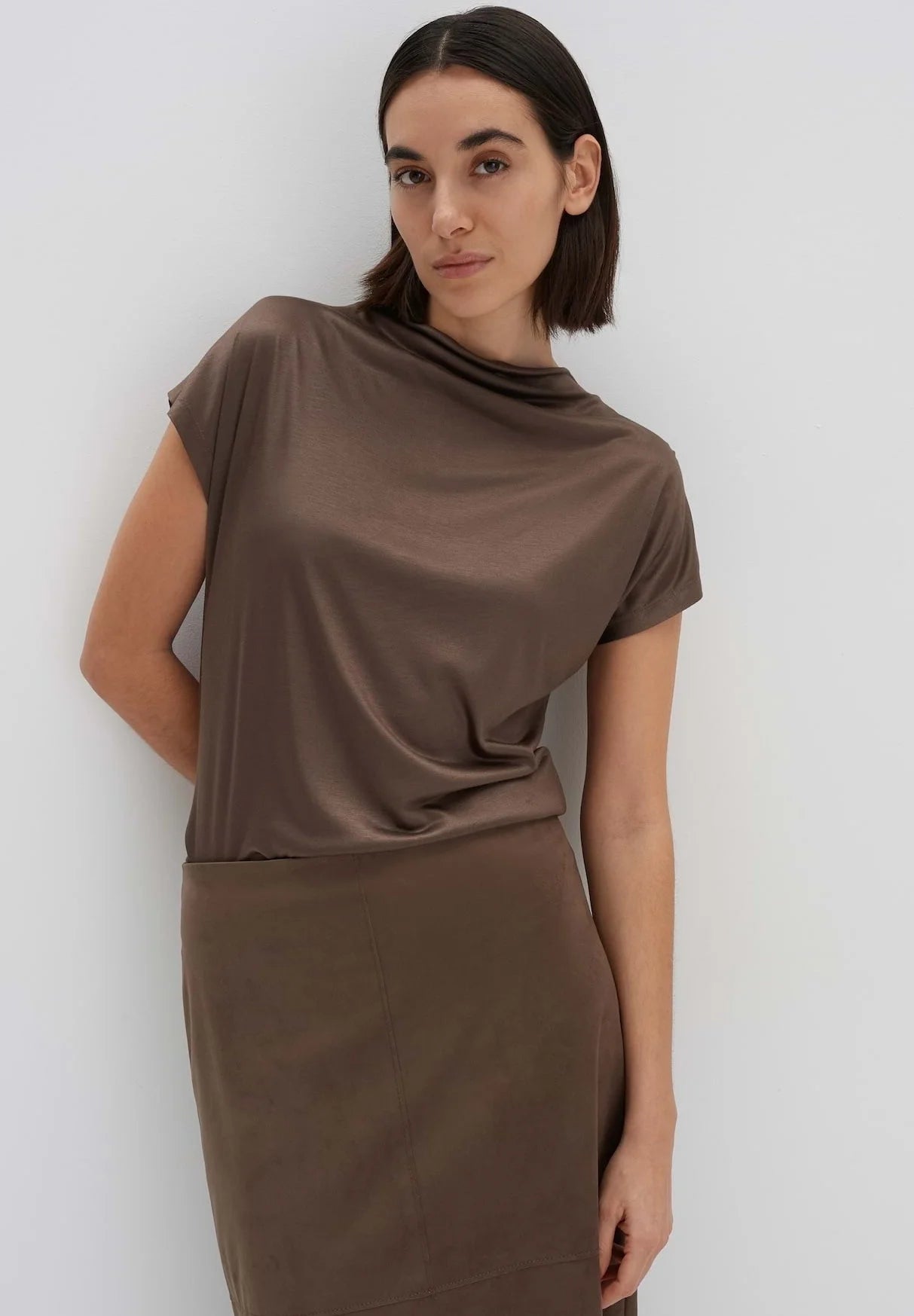 Someday kisanie top chocolate brown