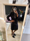 MbyM moonstruck leopard ruffle jurk zwart