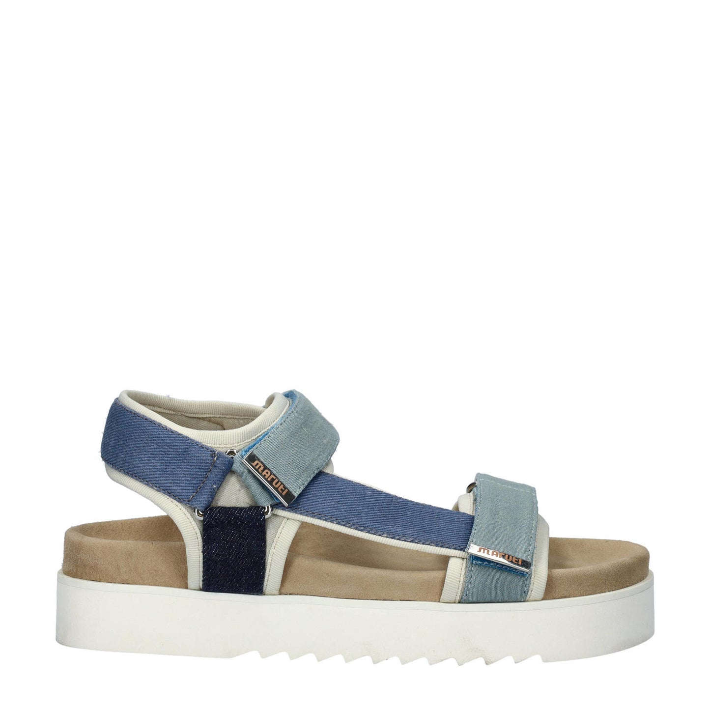 Maruti denim sandalen blauw / ecru