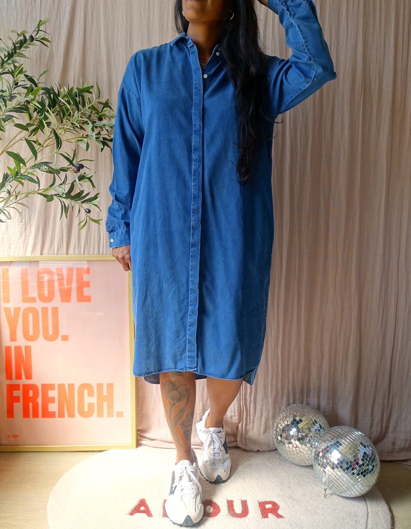 Sissy-Boy lyocell denim blousejurk