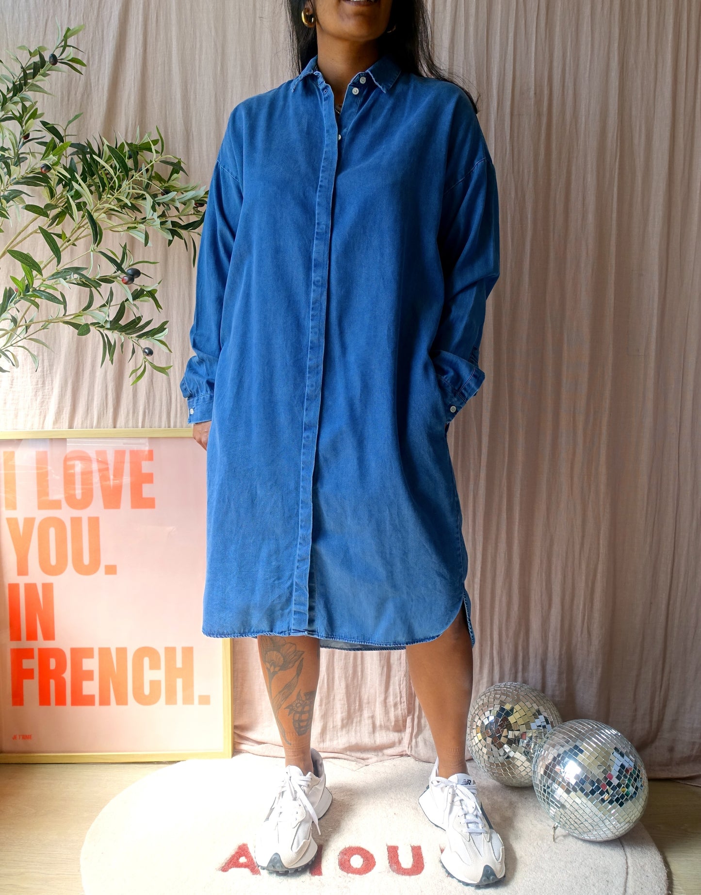 Sissy-Boy lyocell denim blousejurk