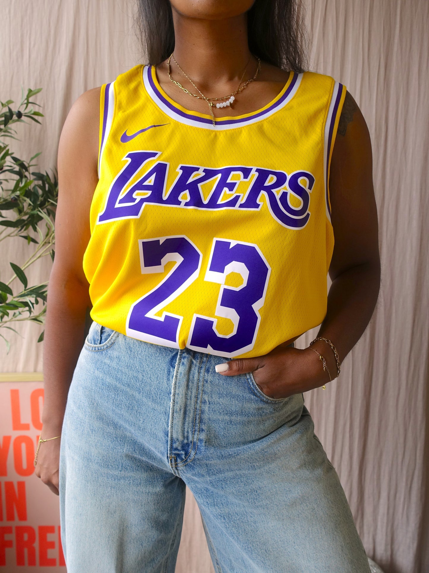 Nike Lebron James Los Angeles Lakers Icon Edition top